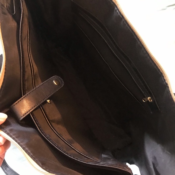 Tan Computer Tote - Picture 2 of 2